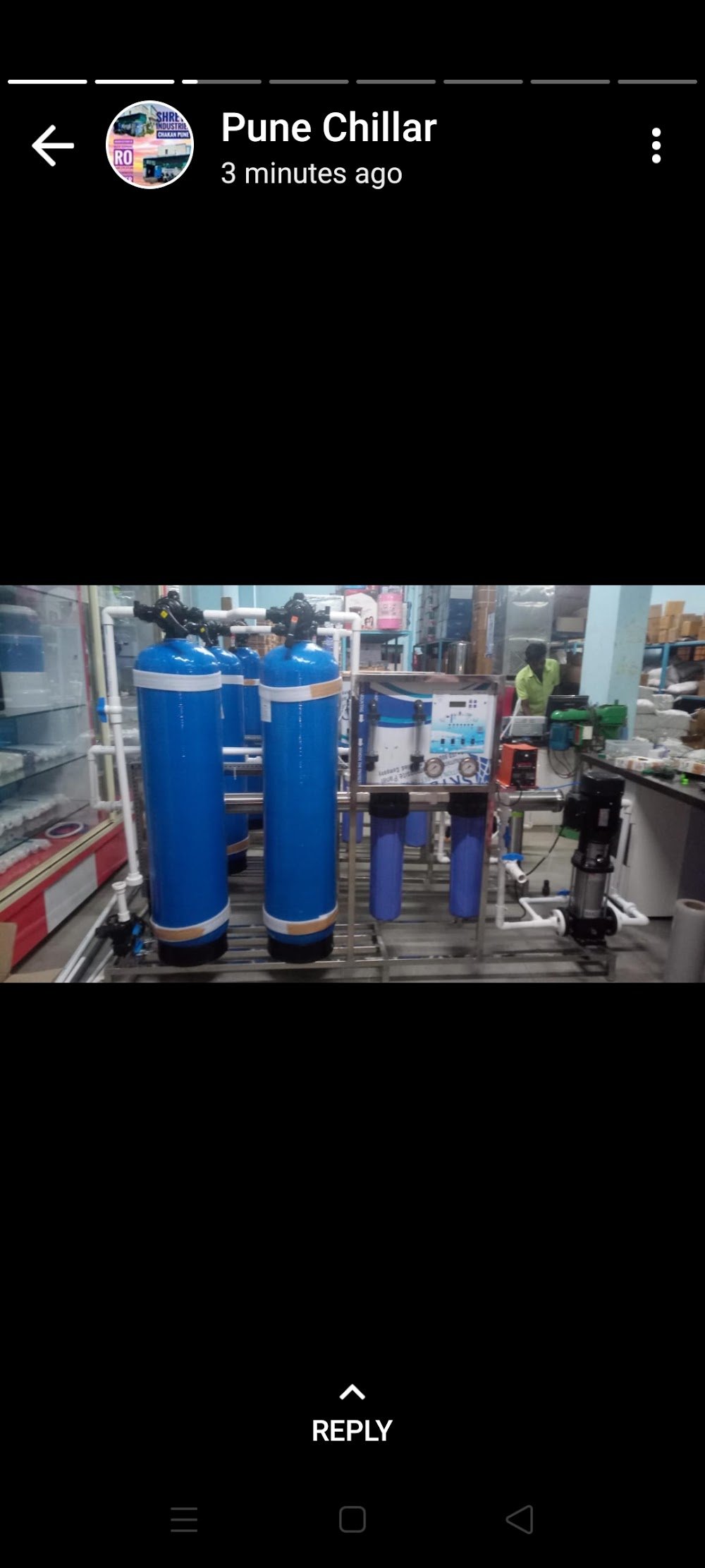 Water active sells and service