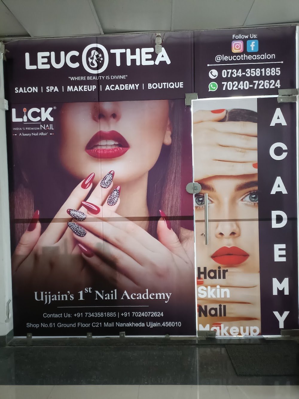 Leucothea Academy | Nails | Makeup | Skin | Hair