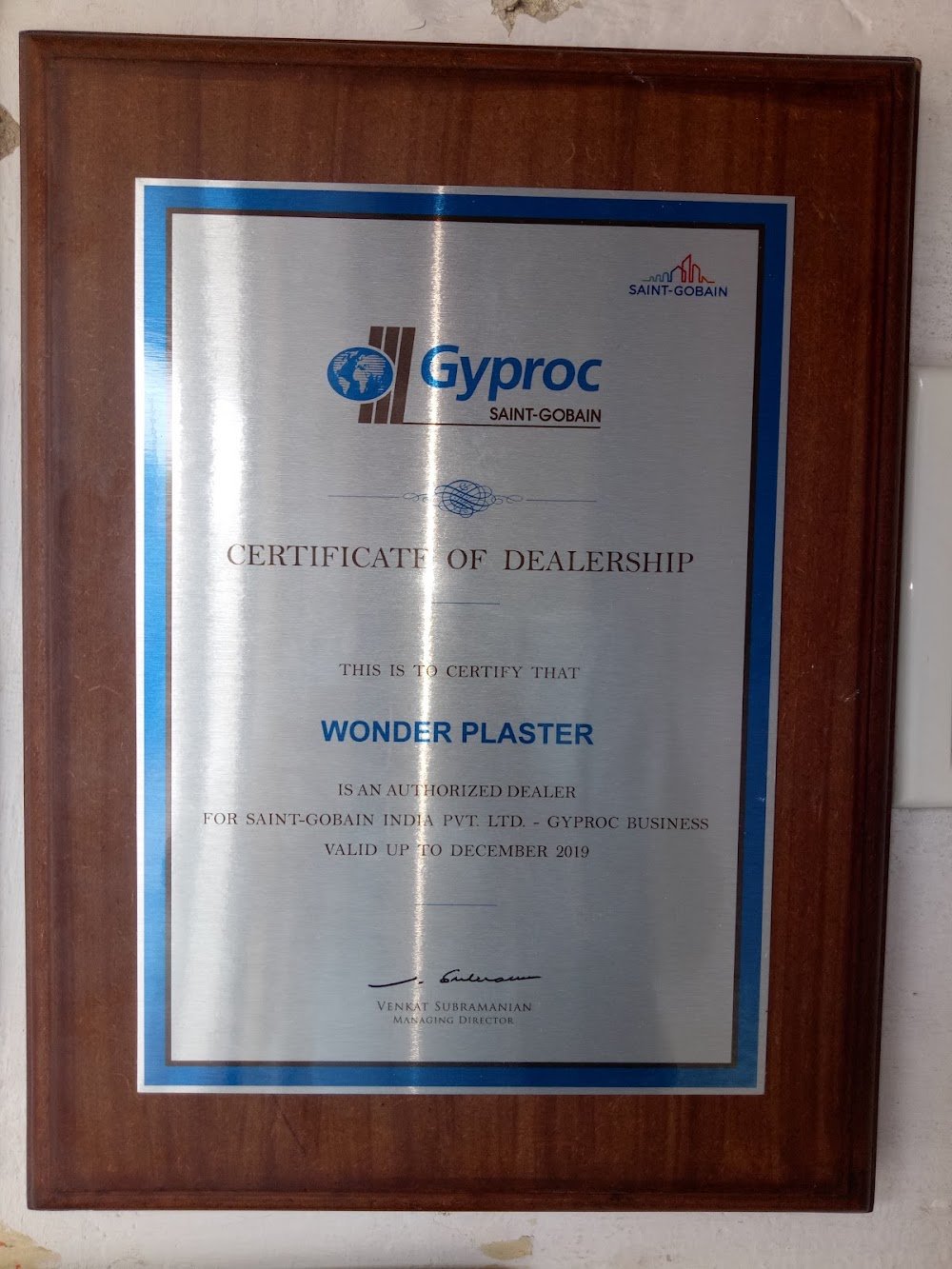 Wonder Plaster