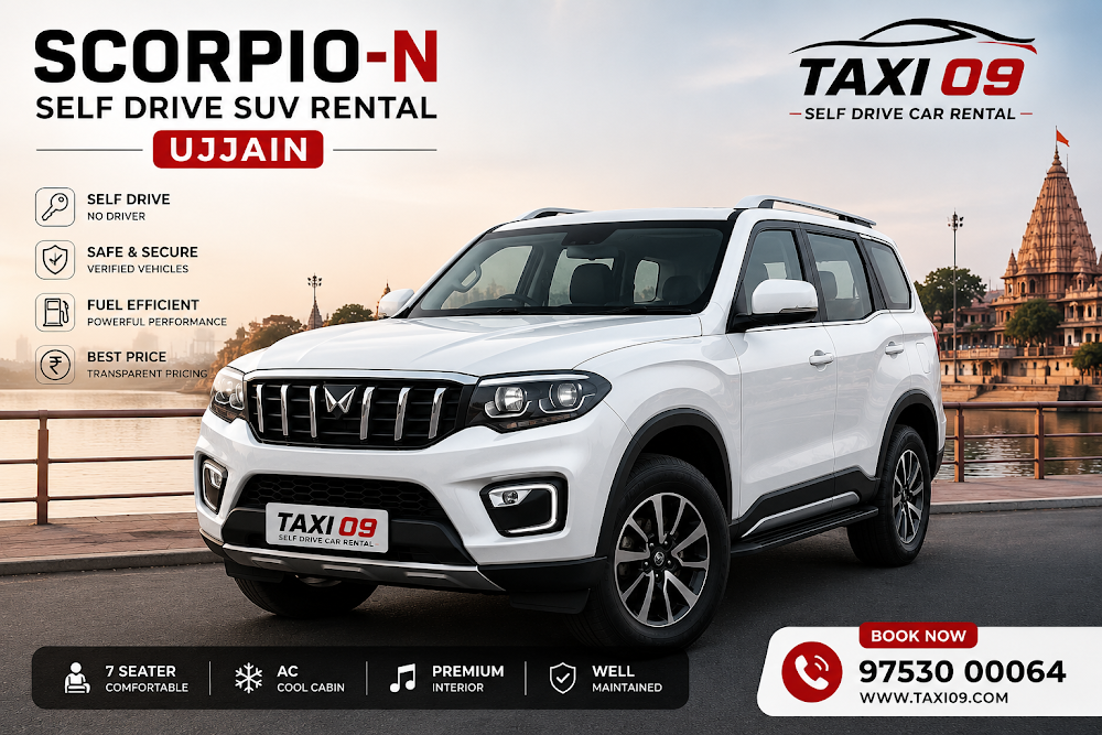 Taxi 09 Self Drive Car Rental Service Ujjain