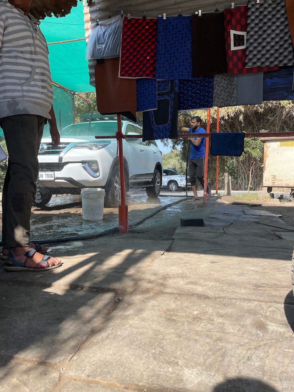 Car washing point