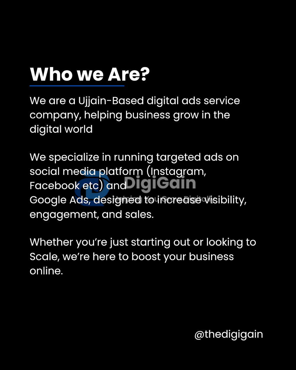 Digigain | Best Digital Marketing Service in Ujjain