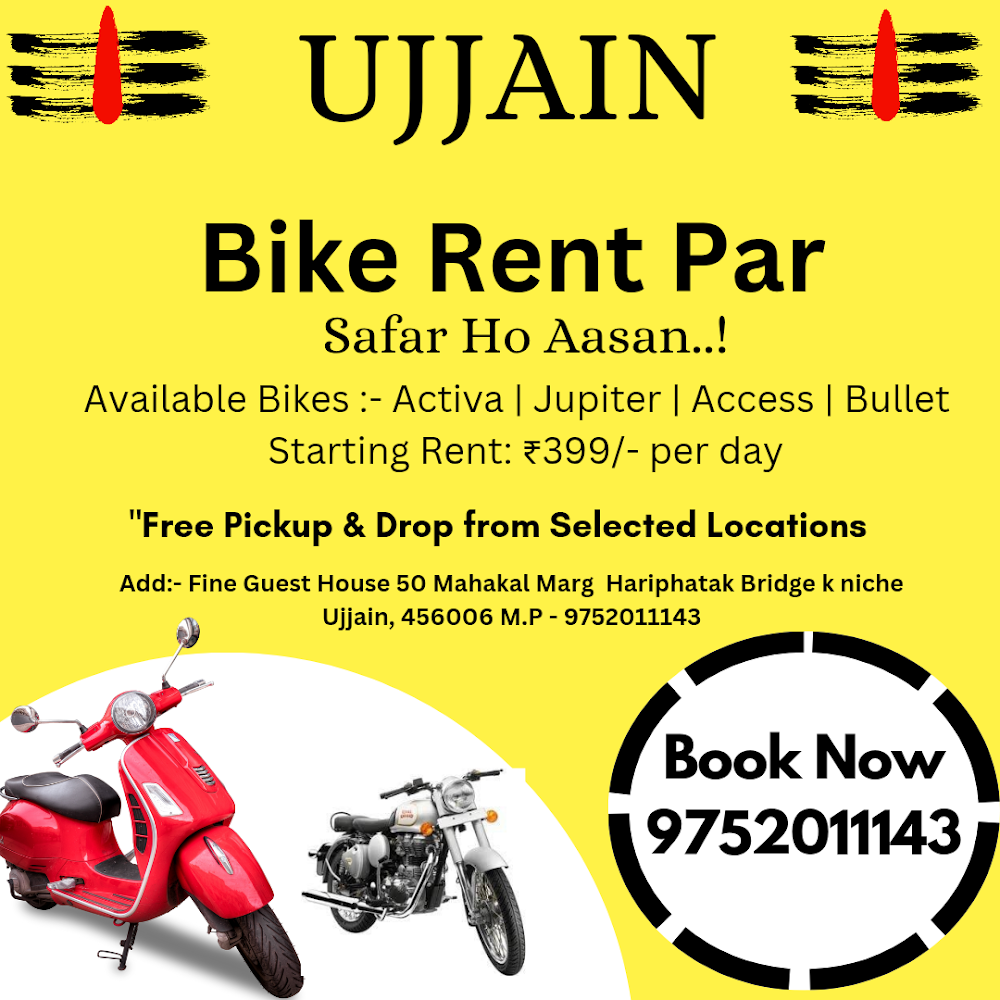 i Line Rentals - Scooter & Bike on Rent Services - Ujjain Darshan