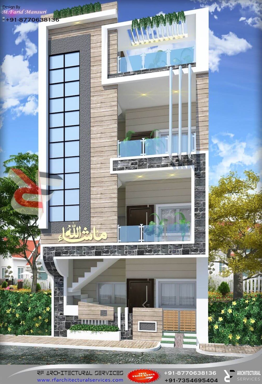 RF Architectural Services Ujjain : Best House,Home, Interior, Elevation design Plan