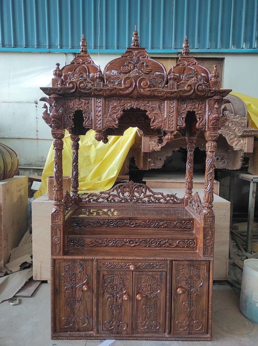 ISKCON Ujjain Altars & Divine Fiber Monuments
